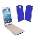 Galaxy S4 Tasche im Flip Desing mit Sleep and Wake Sensor in Blau
