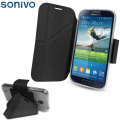 Sonivo Origami Case Galaxy S4 Tasche in Schwarz