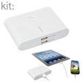 Kit: High Power 10400mAh Dual USB Emergency Charger
