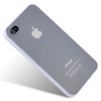 Ultra thin protective case for iPhone 4S - White