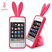 Rabito iPhone 5 Hülle im Hasendesign in Hot Pink