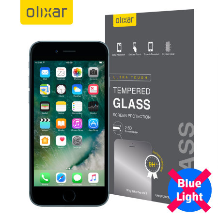 Olixar iphone 7 anti blue light tempered glass screen protector month olixar iphone 7 anti blue light tempered glass screen protector are available