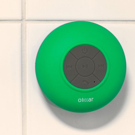 Aquafonik bluetooth shower speaker green 1 aquafonik bluetooth shower speaker green 1 clock