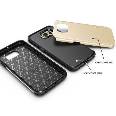 Rearth ringke max samsung galaxy s6 heavy duty case gold morethe rearth ringke max samsung galaxy s6 heavy duty case gold bit