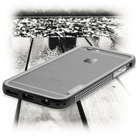 Olixar flexiframe iphone 6s plus bumper case black grey music one olixar flexiframe iphone 6s plus bumper case black grey and