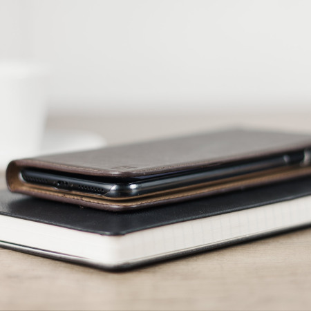 Olixar genuine leather iphone 7 executive wallet case brown olixar genuine leather iphone 7 executive wallet case brown was the